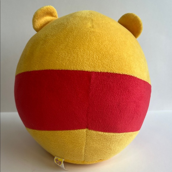 Disney TY Beanie Ballz Winnie the Pooh 8” Round Plush Toy - Picture 3 of 11